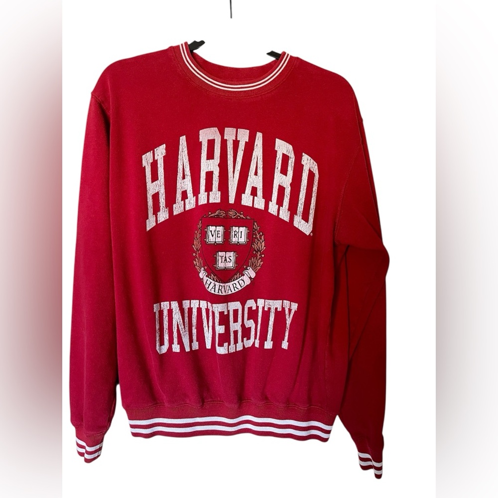Harvard University Red Vintage Sweatshirt Size XL